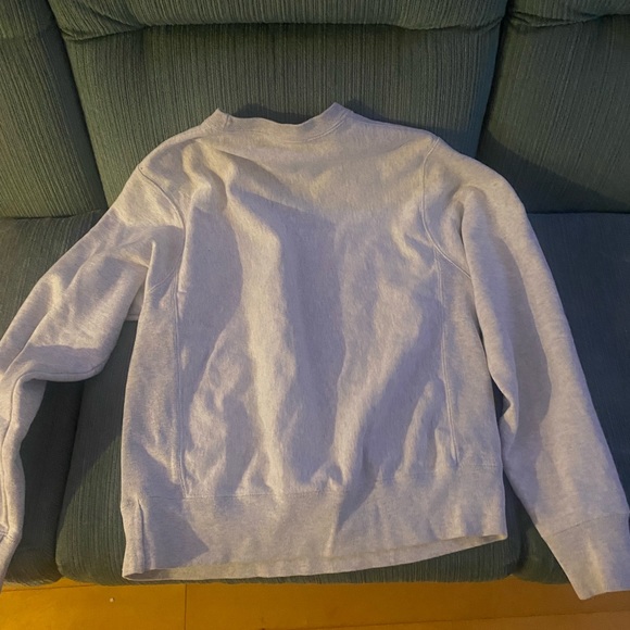 White Champion Reverse Weave Crewneck - Picture 2 of 2